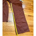BP  Women’s 31 Brown Cotton Blend Wide Leg Cargo Pants Trousers New Photo 3