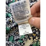 Lands' End  Shirt Women Size M/P 10-12 Floral‎ Short Sleeve Polo Collar Classic Photo 9