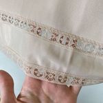 Vintage Gossard Tan Beige Lace Trim A Line Midi Slip Skirt Size M Size M Photo 3
