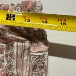 American Eagle  Strapless Floral Paisley Print wide leg cropped Jumpsuit pockets Photo 10