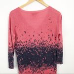 Princess Vera Wang Pullover Sweater Dress Pink falling letter graphic design S Photo 13