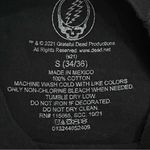 Grateful Dead  Dancing Bears Cropped Black T-Shirt Size Small Photo 6