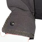 Lana Lee Black Button Down Black Embroidered Western Style Jacket Blazer Size 12 Photo 2