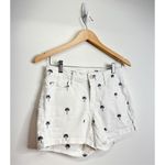 Crown & Ivy Shorts Womens Tropical Denim White/Blue Size 4 Photo 2