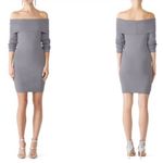 Stylestalker RTR Grey Vans Knit Off the Shoulder Dress size XS Photo 1