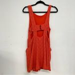 Free People  Orange Sleeveless Textured Mini Dress Womens S Beachy Summer Casual Photo 10