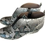 Linea Paolo  Snake Skin Print Wedge Sneakers Photo 2