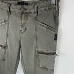 Silver Jeans Aiko Skinny Green Cargo Zip Pockets Pants Sz 31 Photo 5