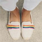Soludos NEW  Sand Rainbow Pride Smoking Slipper Espadrille Flat Women's Size 8.5 Photo 1