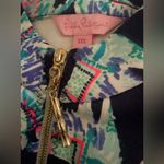 Lilly Pulitzer Vibrant Blue and Pink Zip Dress Photo 7