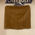 Gili Faux Suede Skirt Tan Size L Photo 0