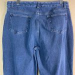 L.L.Bean  Classic Fit Flare Leg Jeans Women's Blue Denim Comfort Regular Sz 14 EUC Photo 4