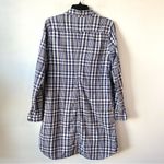 CP Shades CP‎ Shades Shirt Tunic Mini Dress Blue Plaid S Photo 3