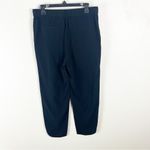 Madewell  Black High Rise Drawstring Waist Track Trousers Pants, Size Medium Photo 1