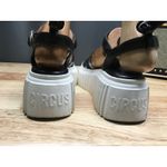 Circus NY by Sam Edelman Platform Sandals Women's 6.5 Black White Buckle Comfort Photo 3