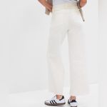 Gap white high rise crop kick raw hem jeans size 29 NWOT Photo 1