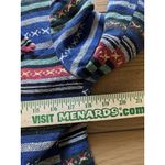 Priina Women Size Large Aztec Western Country Zip Pockets Fringe Full Zip Artsy‎ Photo 4