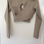 925Fit I See The Light Crop Top Toffee Photo 1