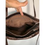 Vintage Eel Skin Hong Kong Shoulder Purse 8x12" Brown Photo 10