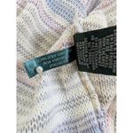 LRL Ralph Lauren Jeans Co Womens Striped V Neck Sweater XL Cotton Gray Photo 5
