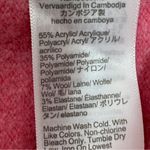 J.Crew  Extra Soft Bow Neck Wool Blend Sweater Pink Small Long Sleeve Photo 9