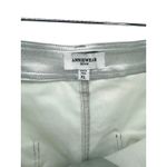 ANNIEWEAR DENIM Silver Metallic Wide Leg Cropped Pants Women's XL NWT Western Photo 4