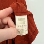 Free People Faye Keyhole Cut Out Ribbed Mock Neck Tank Size Medium Photo 6