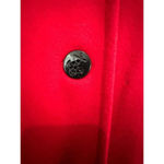 Pendleton  Red 100% Virgin Wool Pea Coat Size XL Photo 2