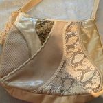 Women's Stary Beige Leather Shoulder Bag Photo 4