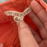 Forever 21 Orange Jean Shorts Photo 4