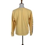 Mad Engine Love New Jersey Graphic Sweatshirt Yellow Long Sleeve Pullover Large Photo 2