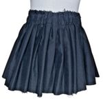 H&M Women's Khaki Black Distressed Pleated Mini Skirt Vintage Size S Goth Photo 0