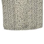Ann Taylor  LOFT Petites Sleeveless Top Size MP Light Yellow Black Gray Splotches Photo 4