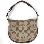 Coach Signature Satin Khaki/Bronze Bag Photo 0