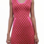 ZARA NWT  PINK PLAID KNIT MINI DRESS Photo 6