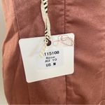 Angel Biba NWT  Asymmetrical Dusty Pink satin mini dress size Medium Photo 8