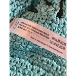 Urban Outfitters Monaco Teal Raffia Hobo Bag Photo 4