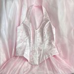 Vintage Beaded Prom Dress Pink Photo 10