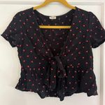 Brandy Melville Flower Tie Top Photo 0