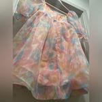 SheIn Pastel Rainbow Puff Sleeve Tulle Fairy Princess Costume Cosplay Mini Dress - LP Photo 12