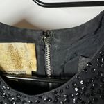 House of Gold Sequin Vintage Top Dressy British Sleeveless Crop Beaded Black Size 14 Photo 3
