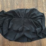 Glam Black Ruffled Mini Skort Photo 2
