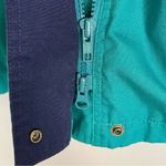 Vintage Lightweight Jacket Women’s Teal Hood Pacific Trail Coat 90s Size M Photo 9