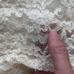 Laura Ashley Vtg 90s Lace Pearl Womens Cardigan 16 Coquette Cottagecore Bridal Photo 7