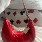Free People Red leather Clutch Purse Photo 1