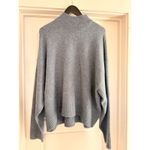 ALL SAINTS Asha Soft Fluffy Sweater Baby Blue Grey Size M Photo 2