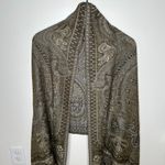 Pashmina Silk Golden Shawl - Wrap - Scarf Photo 1