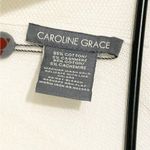 Caroline Grace Alashan Cashmere Blend Tassel Trim Dress Luxe Topper Poncho NEW White Size undefined Photo 2