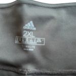 Adidas  Women’s Compression Running Shorts Black Pink Stripes Size 2XL NWT Photo 4