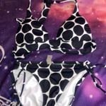 Victoria's Secret Victoria Secret 2 piece Bikini Black and White Size Small Photo 0